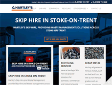 Tablet Screenshot of hartleysskiphire.com